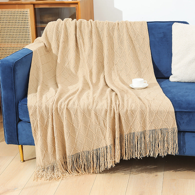 Ladies cozy knit blanket Kalsten