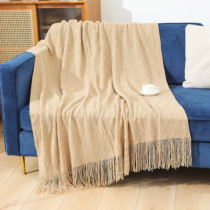Ladies cozy knit blanket Kalsten