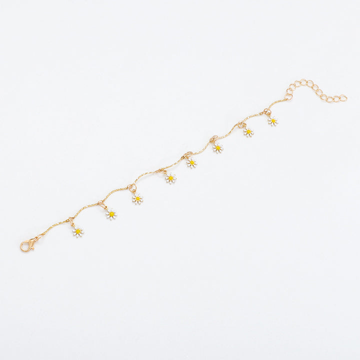 Floral Charm Anklet Kalsten
