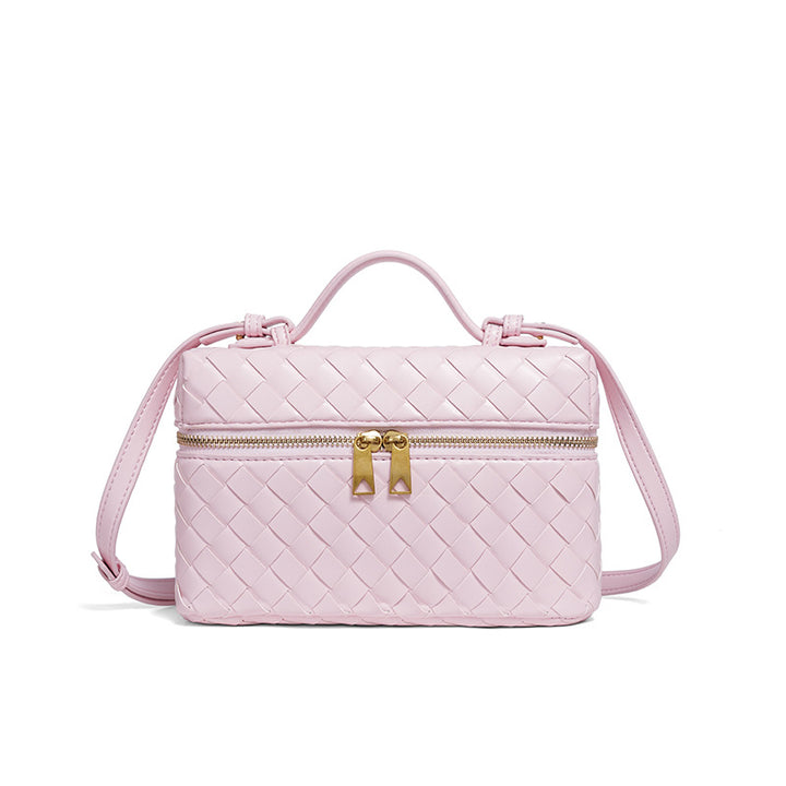 Woven Leather Cosmetic Case Kalsten