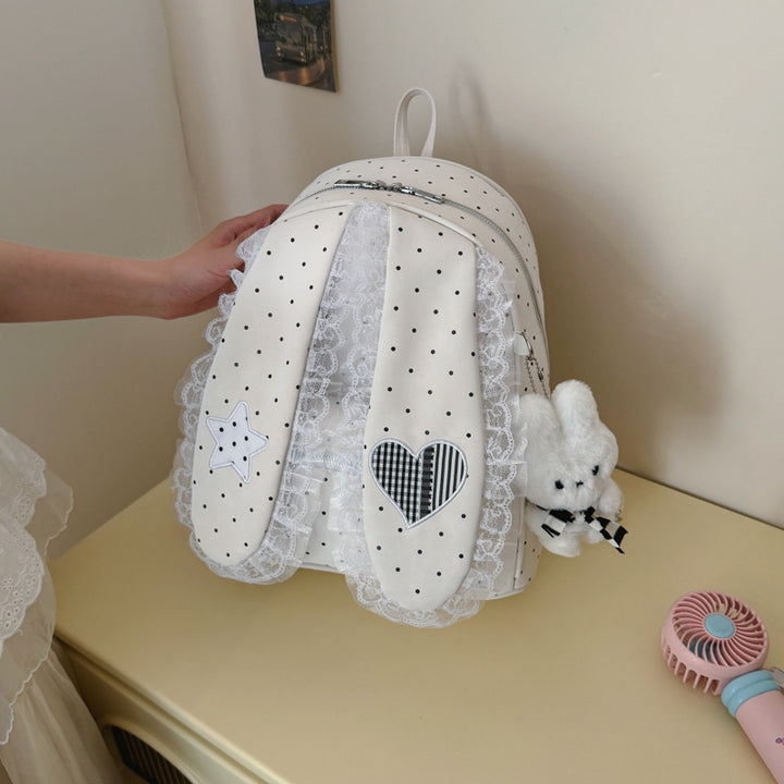 Cute Bunny-Ear Plush Backpack Kalsten