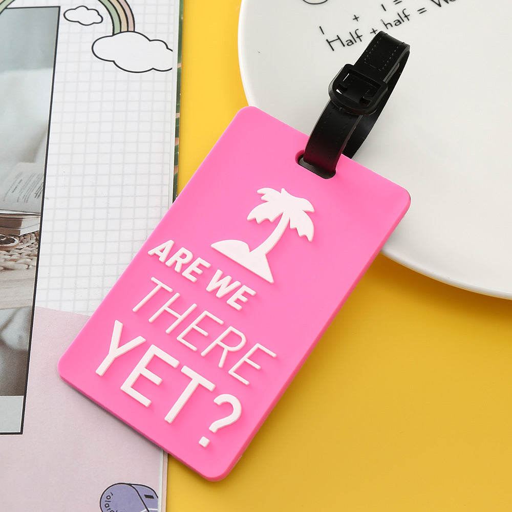 Unisex Luggage Tag with Motivating Holiday Message Kalsten