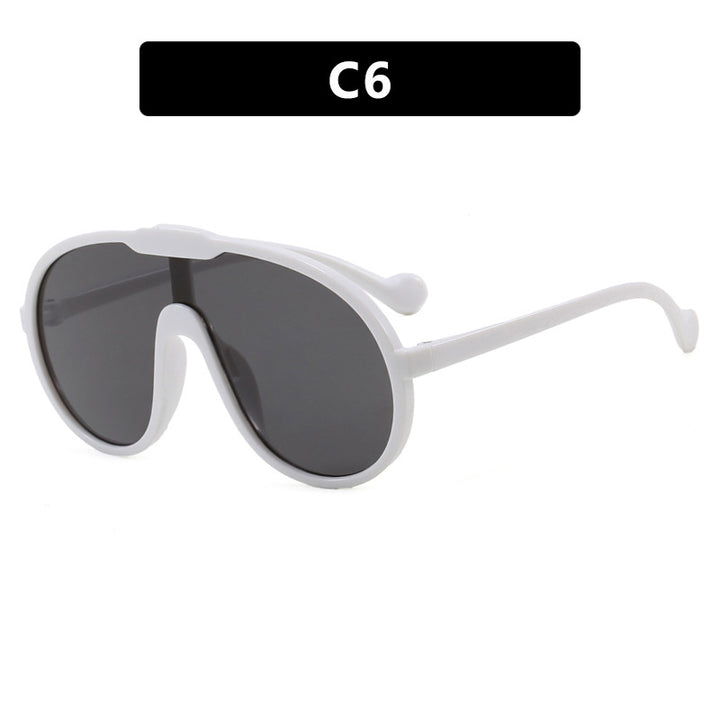 Ladies fashionable sports sunglasses in unique design with UV protection and flexible temples Kalsten