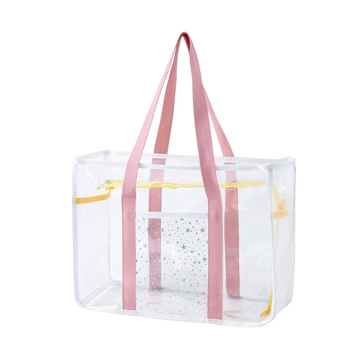 Transparent Mesh Shopping Tote Kalsten