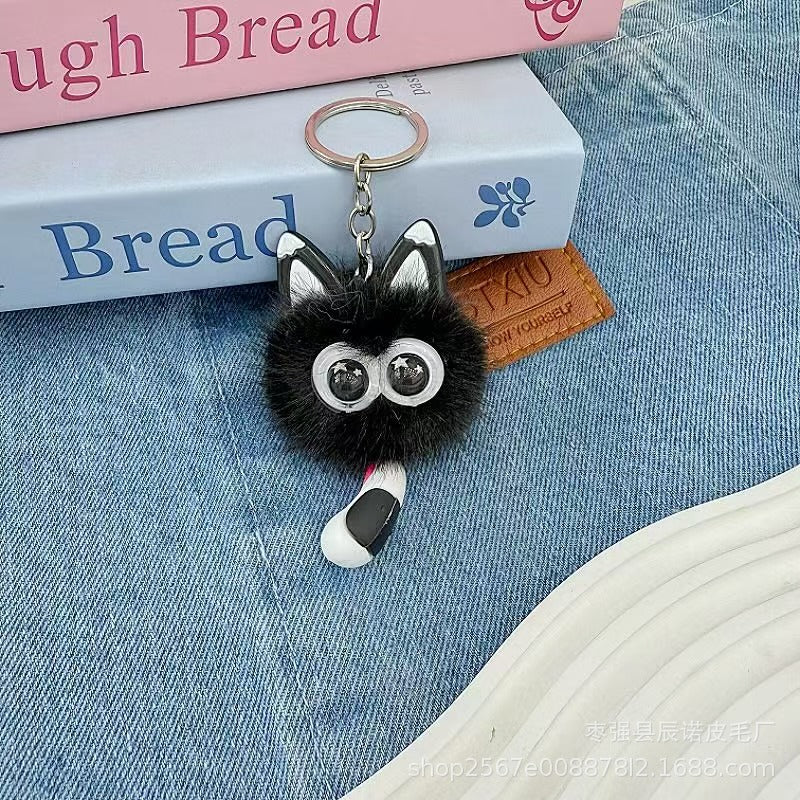 Cute Plush Cat Keychain Accessory Kalsten
