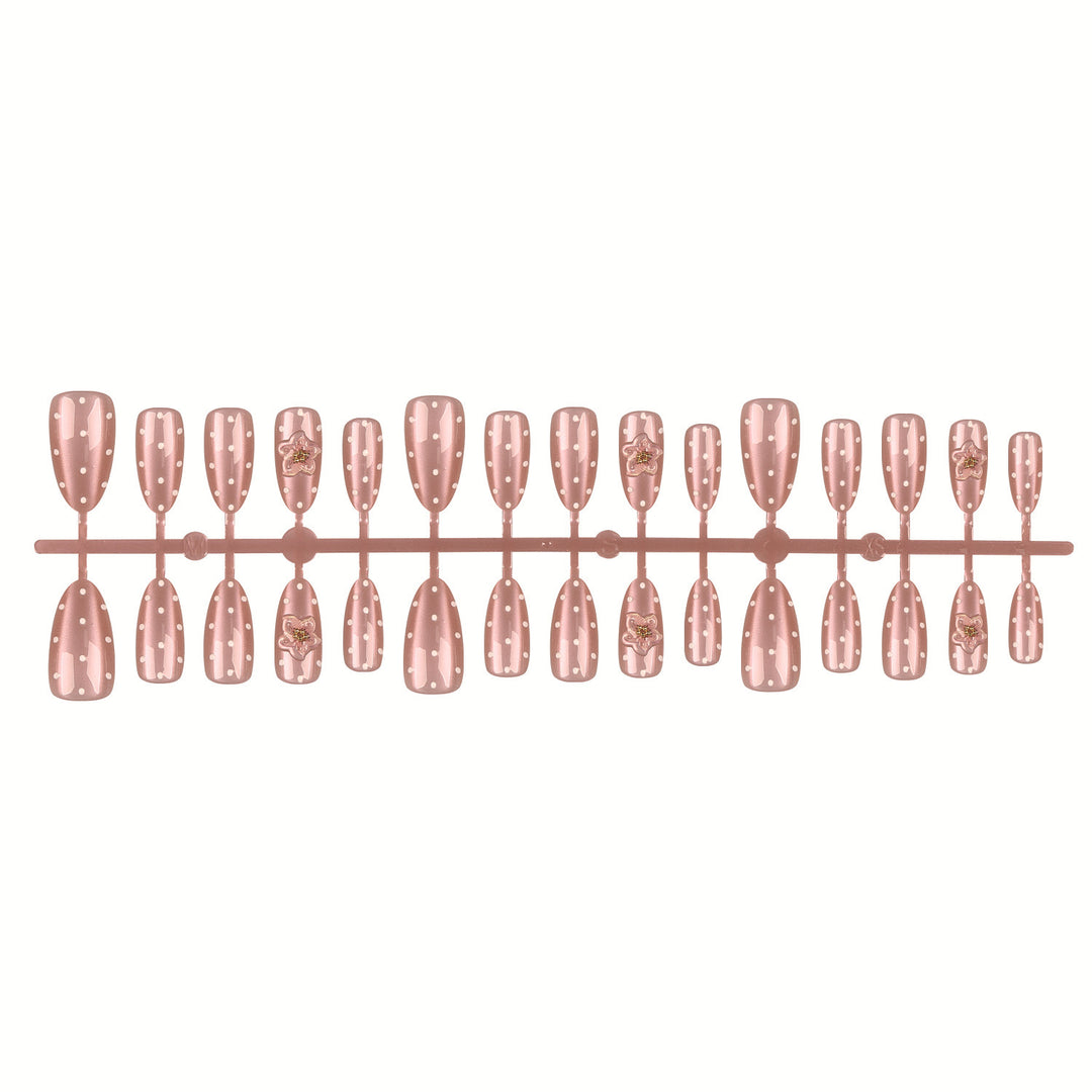 DIY Press-On Nail Tips Set with Glue and File