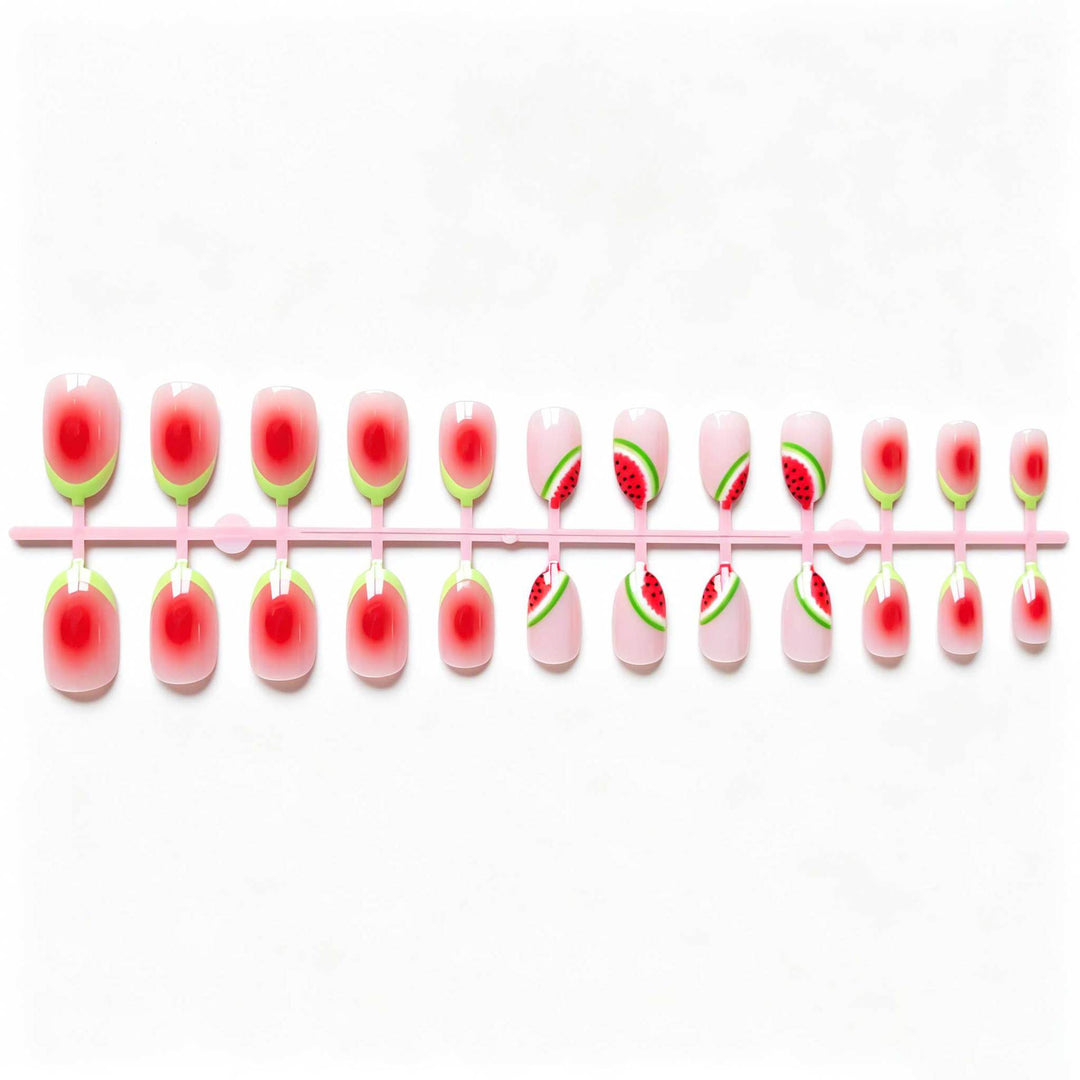 Creative Watermelon-Themed Nail Art Kit