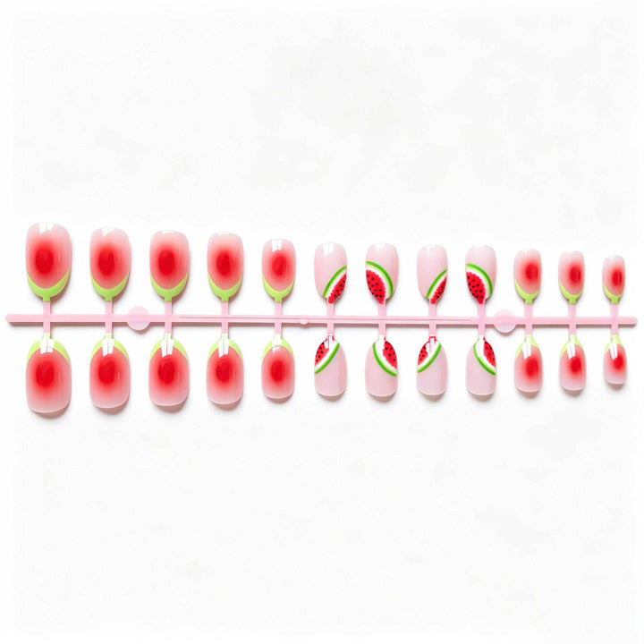Creative Watermelon-Themed Nail Art Kit