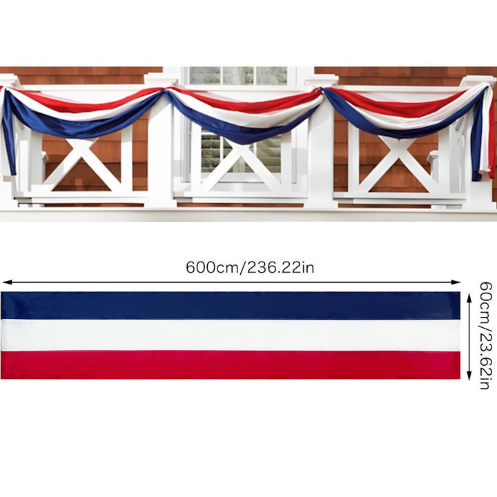 Unisex nan patriotic American flag windsock with long trailing streamers and reinforced hanging loop Kalsten