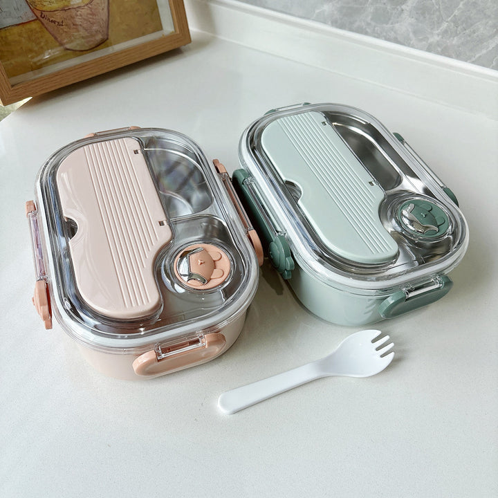 Multi-Compartment Leak-Proof Food Storage Bento Box