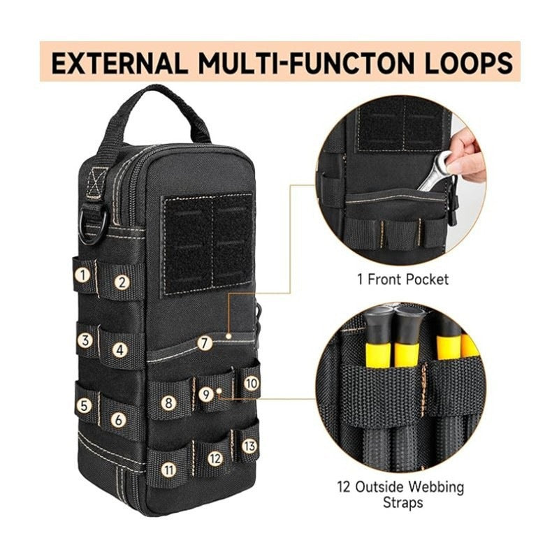 Multifunctional tool bag with detachable shoulder strap Kalsten