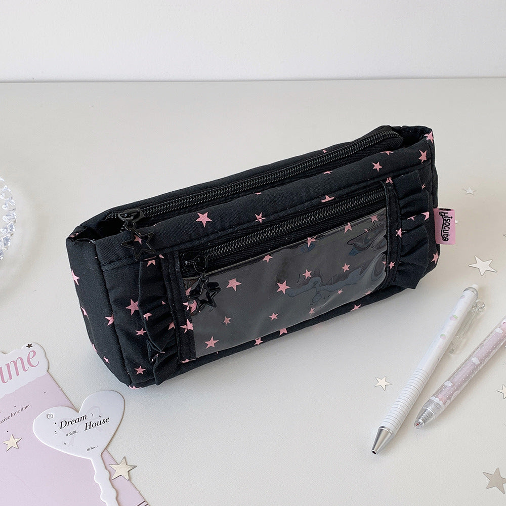 Star-Patterned Pencil Case Kalsten