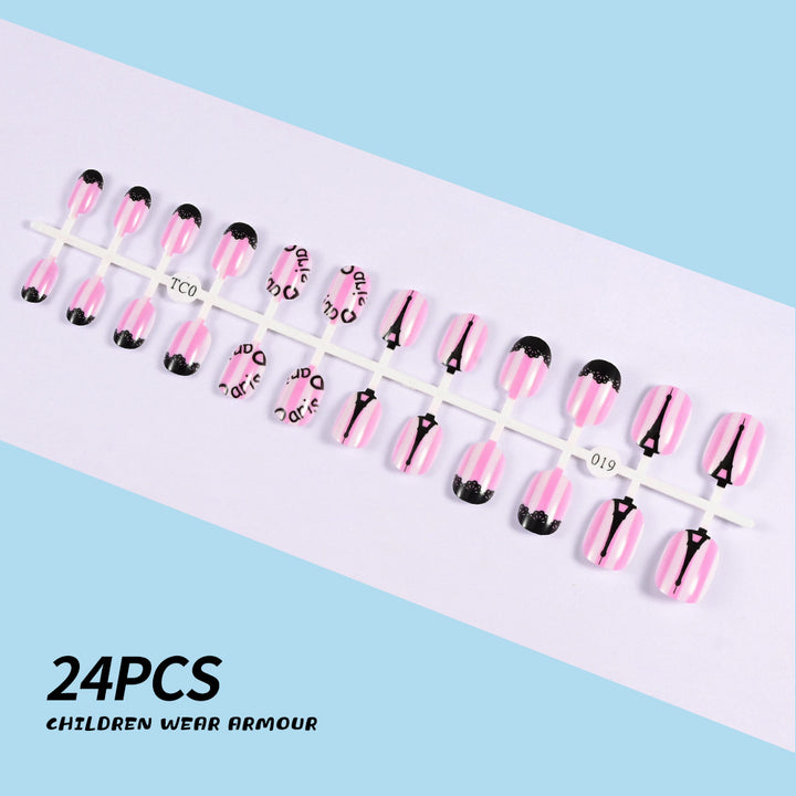 Children's Fun-Themed Press-On Nail Set Kalsten
