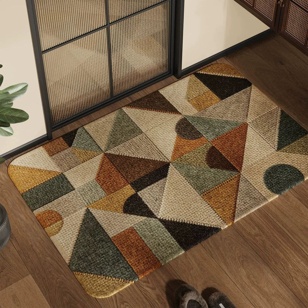 Geometric Patterned Indoor Mat