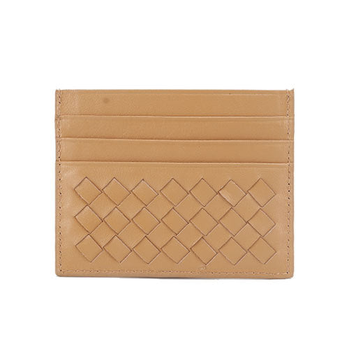 Woven Leather Credit Card Holder kalsten