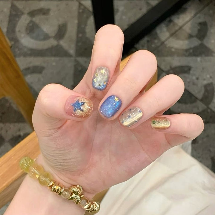 Artistic Press-On Nail Art Design Set Kalsten