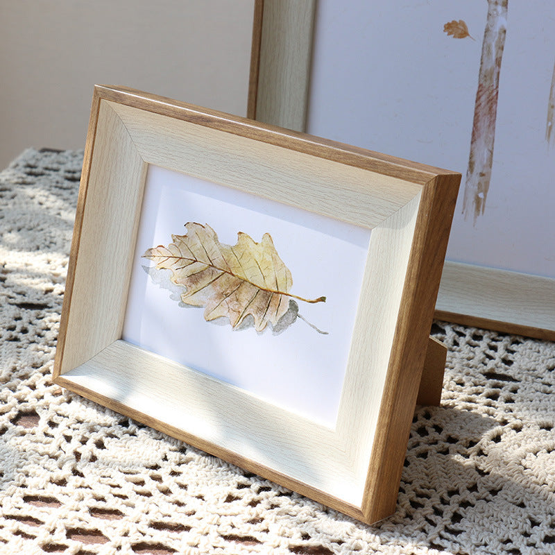 Vintage Wooden Artwork Frame for Home Display
