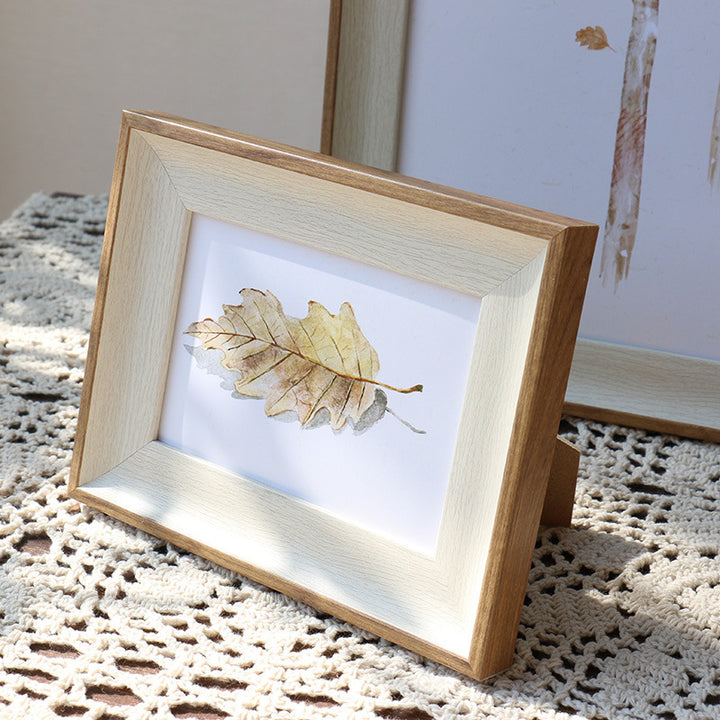 Vintage Wooden Artwork Frame for Home Display