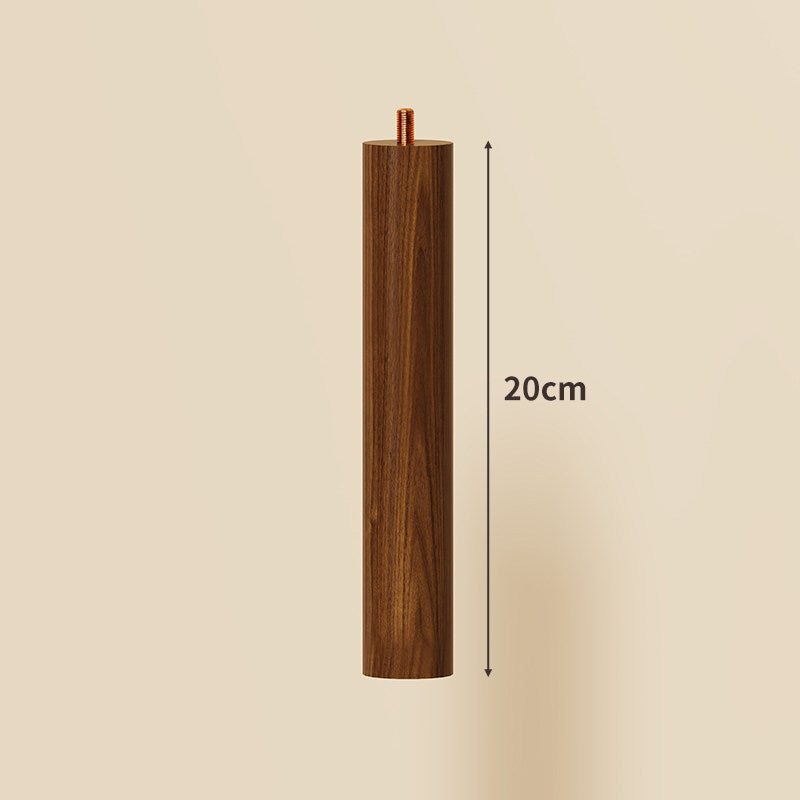 Compact Square Bamboo Shelf Panel with Rounded Corners and Pre-Drilled Mounting Holes