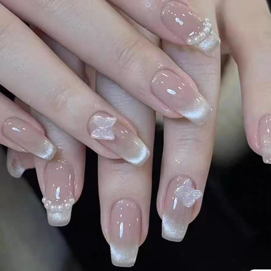 Whimsical Decorative Press-On Nails Kalsten