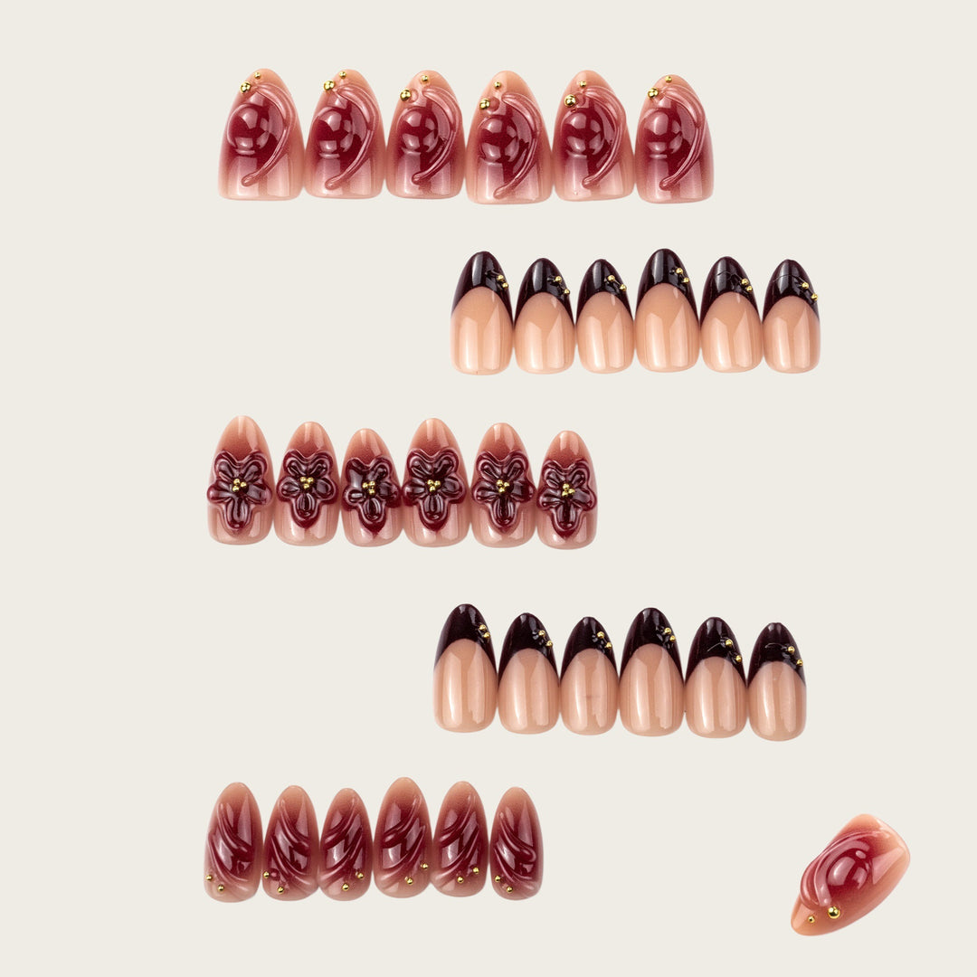 Creative Floral Design Press-On Nails Kalsten