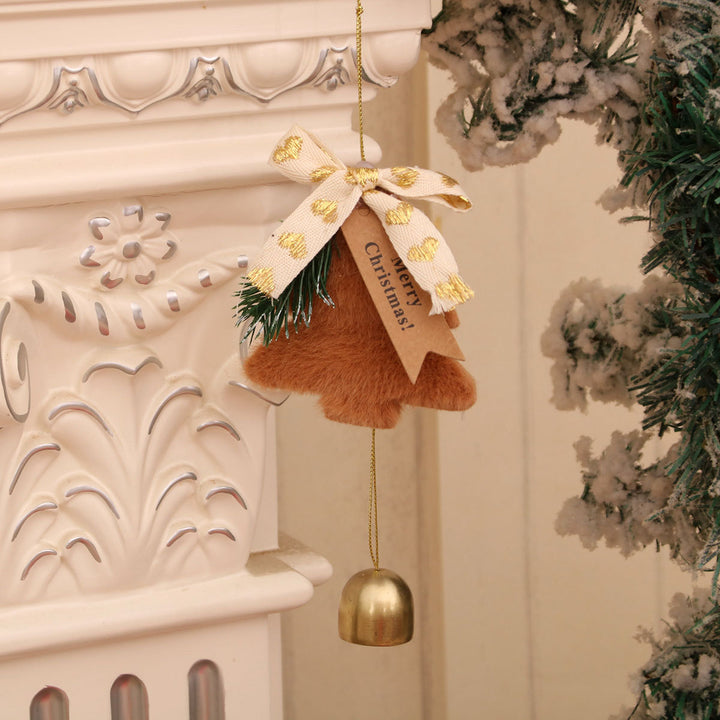 Festive Christmas Tree Ornament with Bell Kalsten