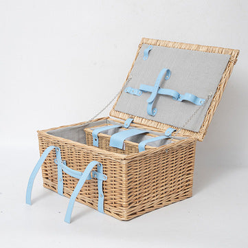Handcrafted Wicker Storage Box Kalsten