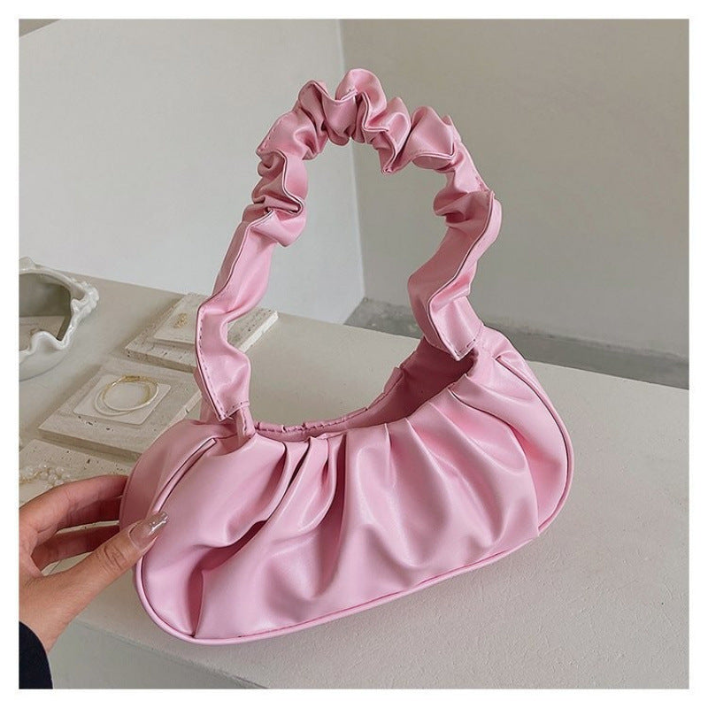 WoFashionable Ruched Handbag Kalsten
