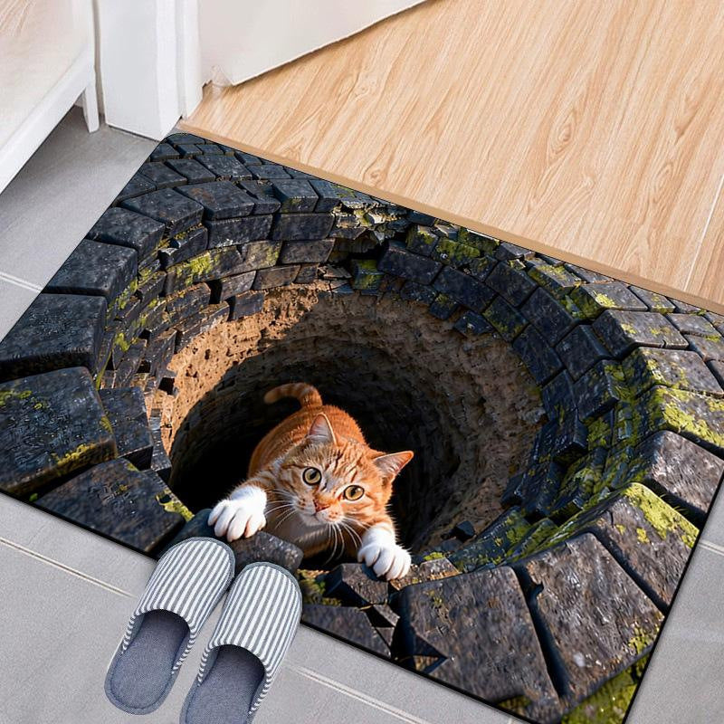 3D Optical Illusion Area Mat