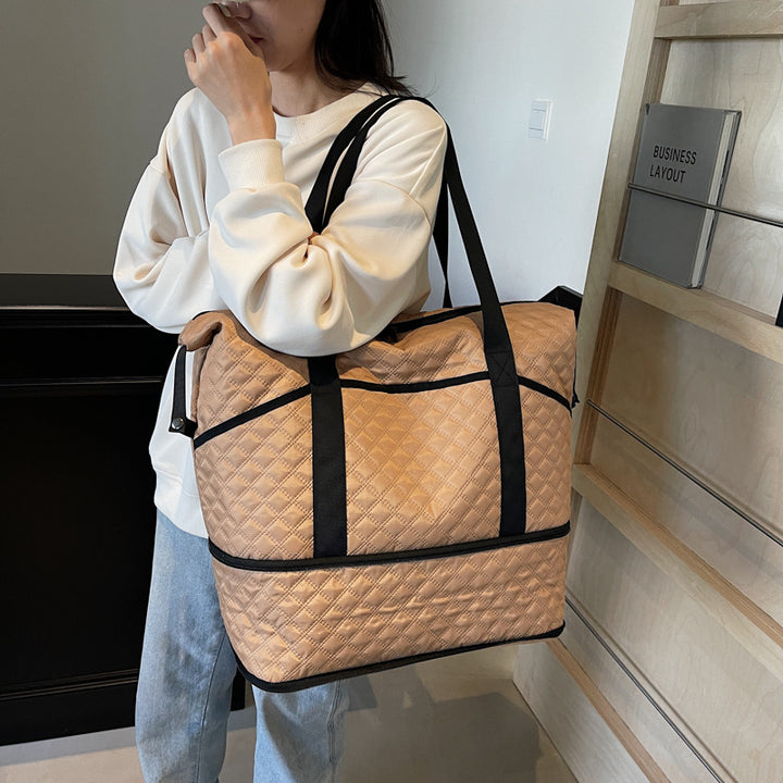 Quilted Travel Weekender Bag Kalsten