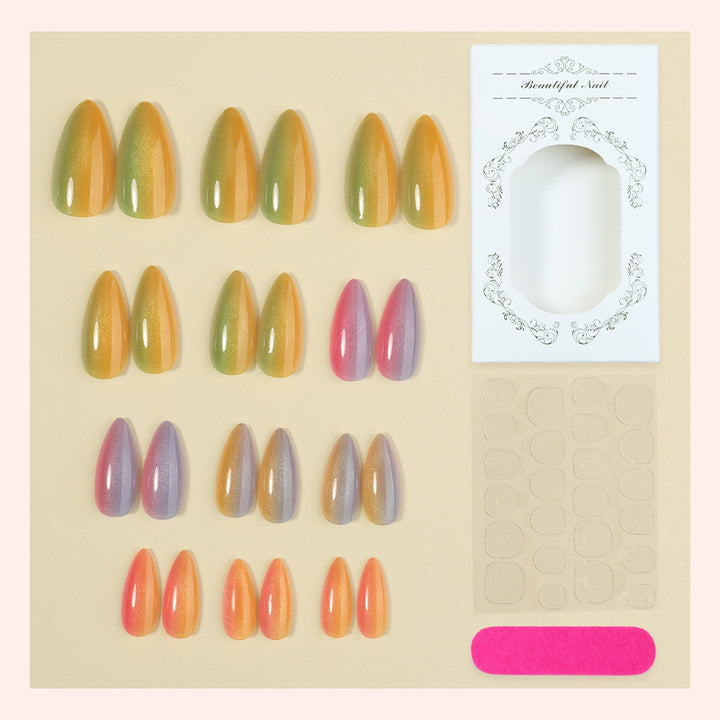Gradient Tip Press-On Nails Kalsten