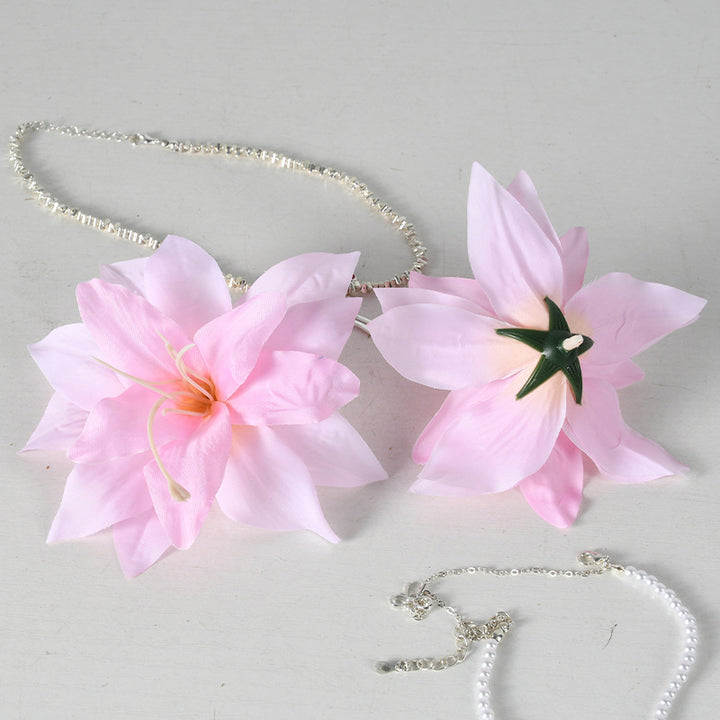 Floral Accented Hair Clip