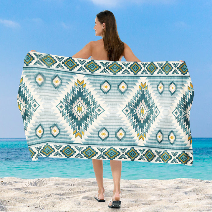 Beach towel with exclusive geometric pattern Kalsten