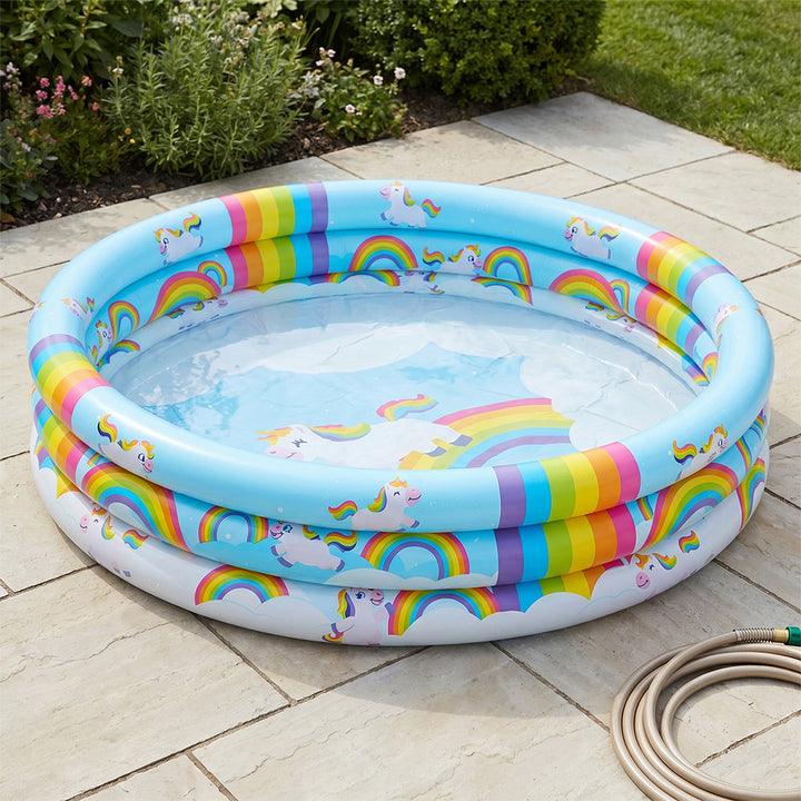Unisex Inflatable Children's Swimming Pool with Unicorn Design Kalsten