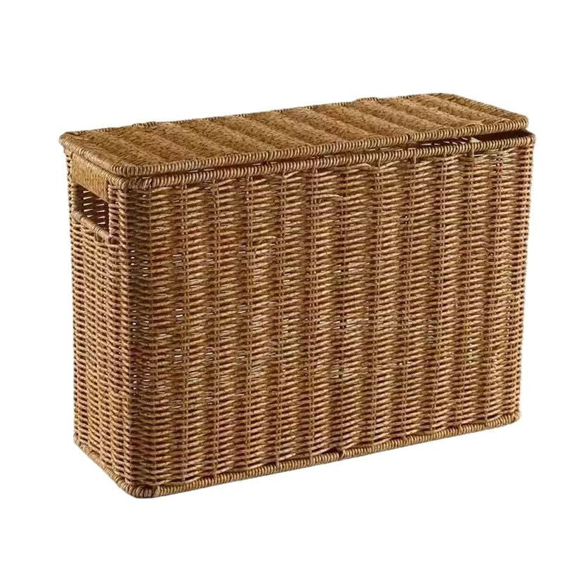 Women Multifunctional Rattan Basket with Lid Kalsten