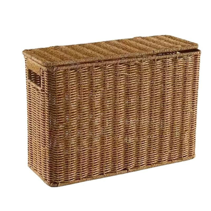 Women Multifunctional Rattan Basket with Lid Kalsten