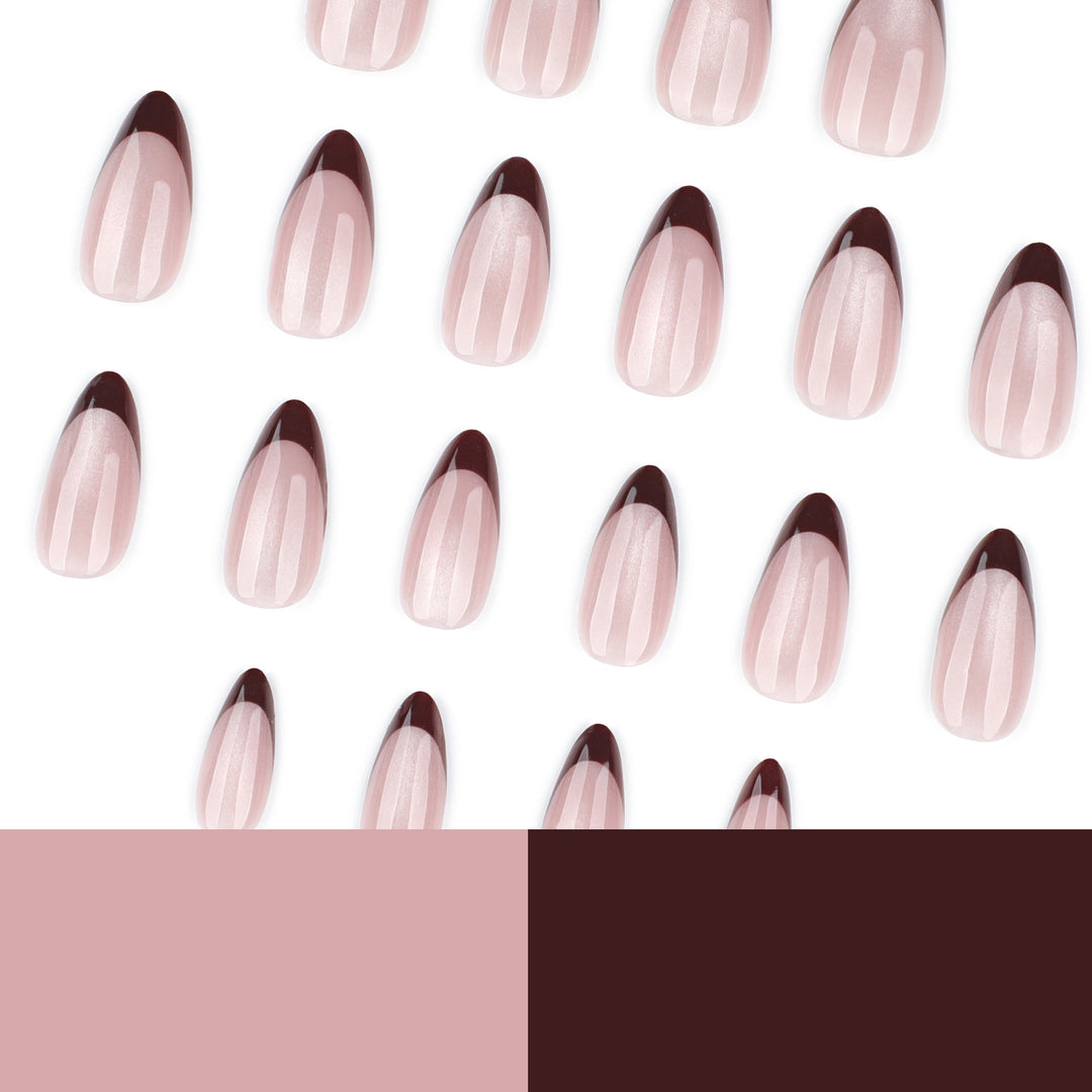 Elegant Acrylic Nails with Modern Ombre Design Kalsten