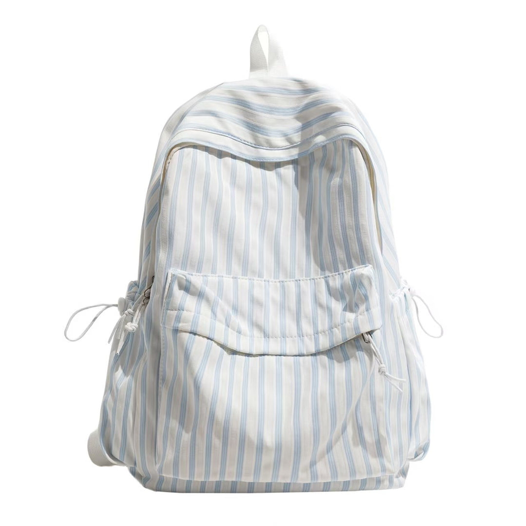 Backpack with Striped Design and Practical Side Pockets Kalsten