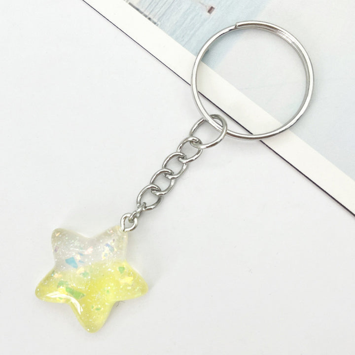 Star-Shaped Acrylic Keychain Kalsten