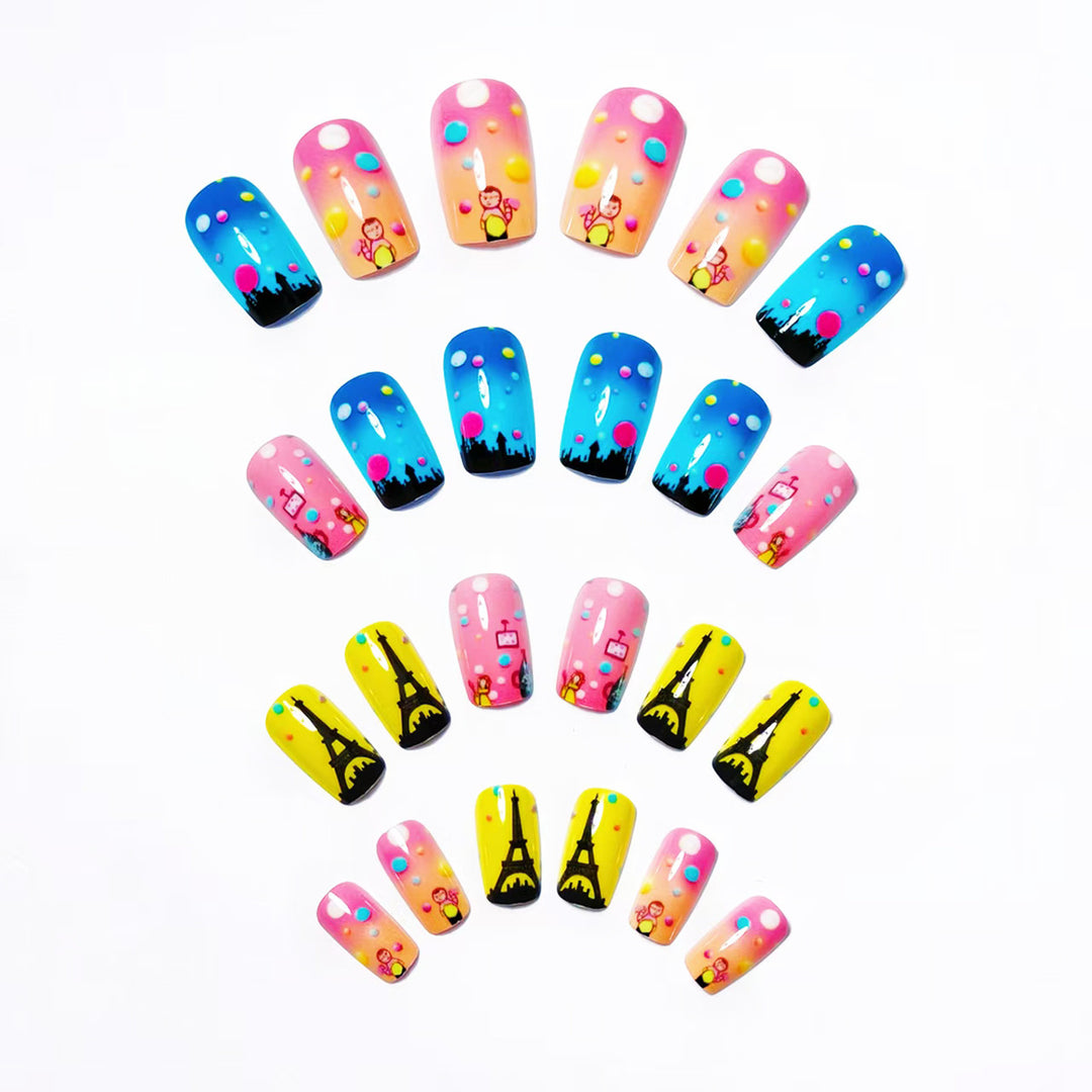 Creative Nail Art with Parisian Motifs Kalsten