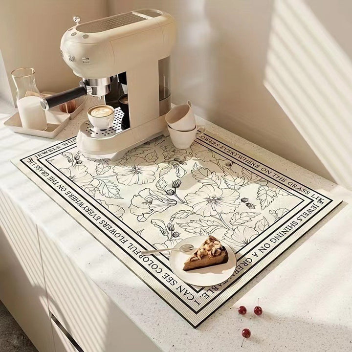 Checkerboard Design Kitchen Mat Kalsten