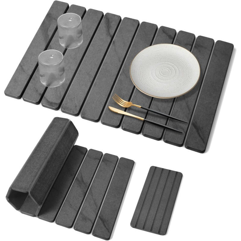 Elegant Marble Design Kitchen Placemats