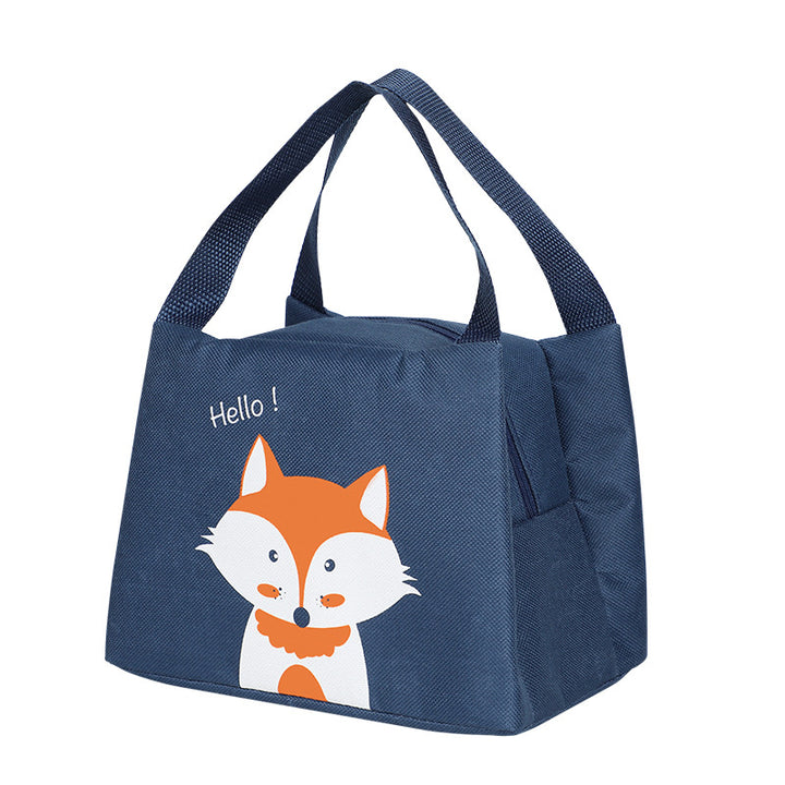 Insulated Fox-Themed Lunch Bag