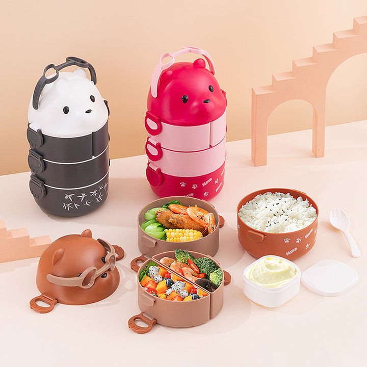Bear-Themed Food Storage Container
