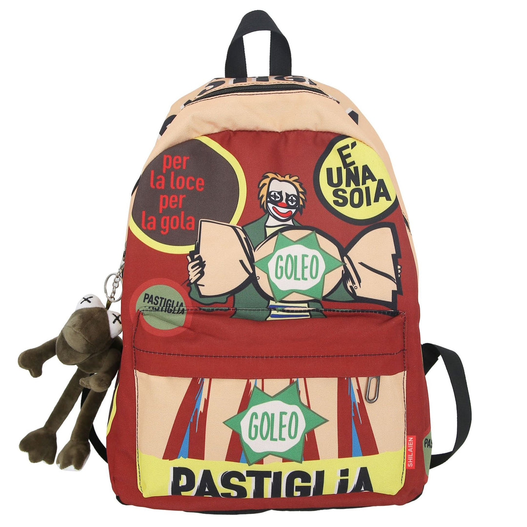 Graphic Print Casual Backpack Kalsten