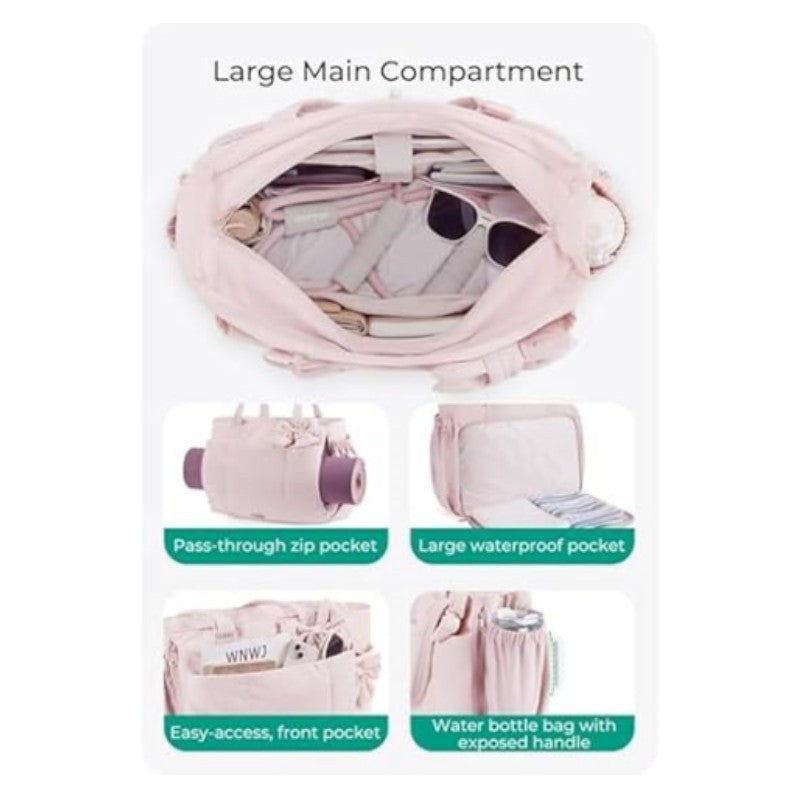 Fashionable shoulder bag with bow detail Kalsten