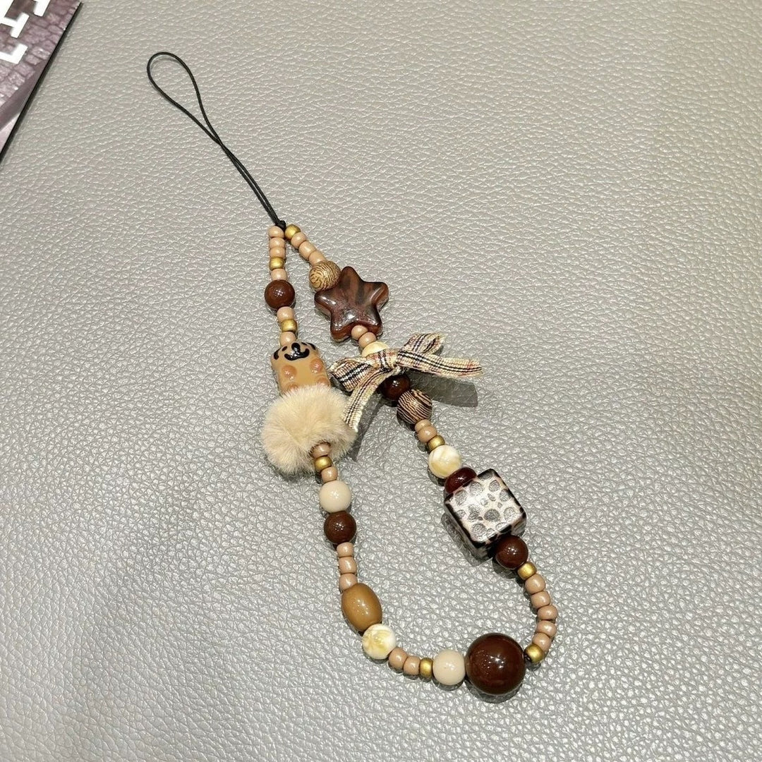Decorative Beaded Charm Keychain Kalsten