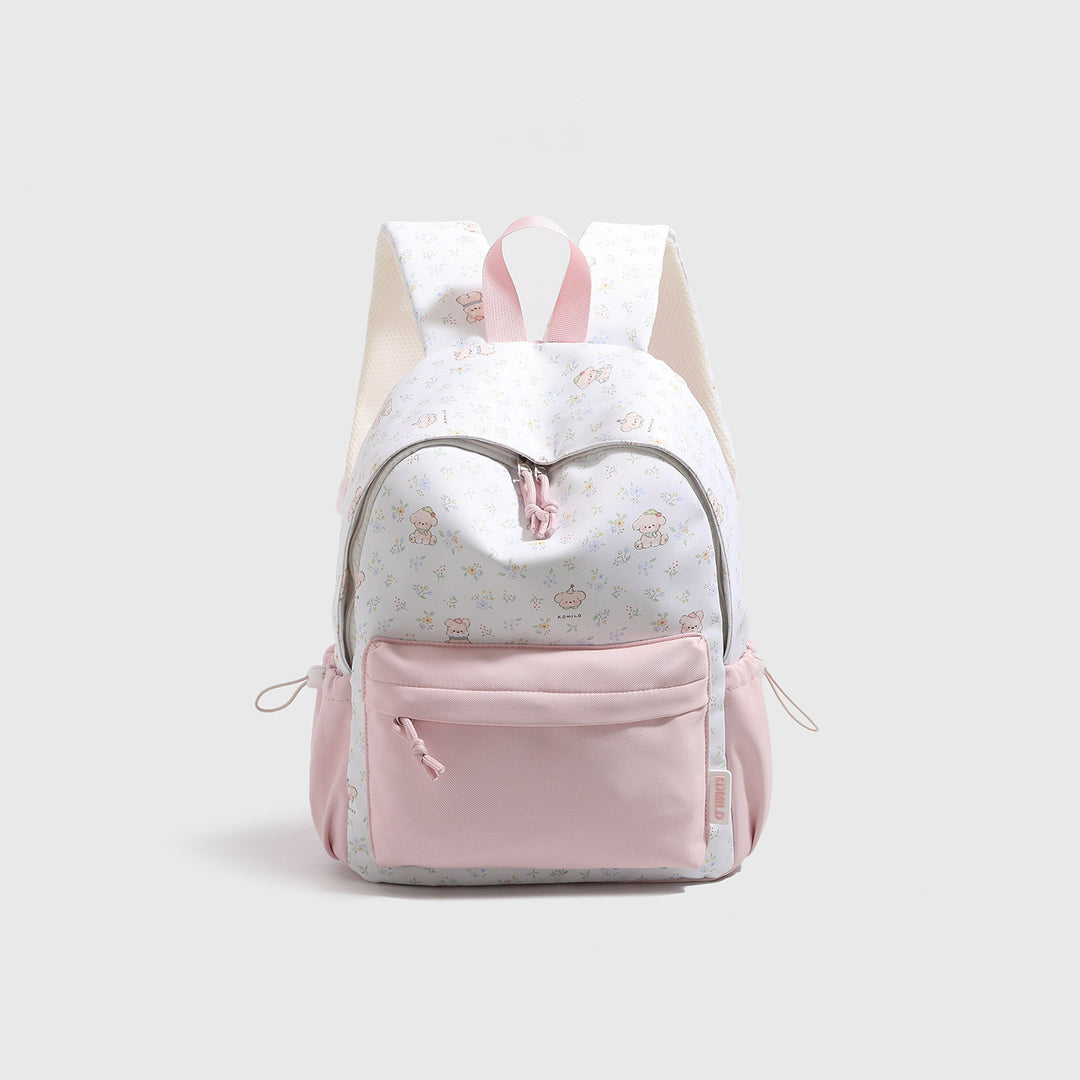 Playful Character Print Backpack Kalsten