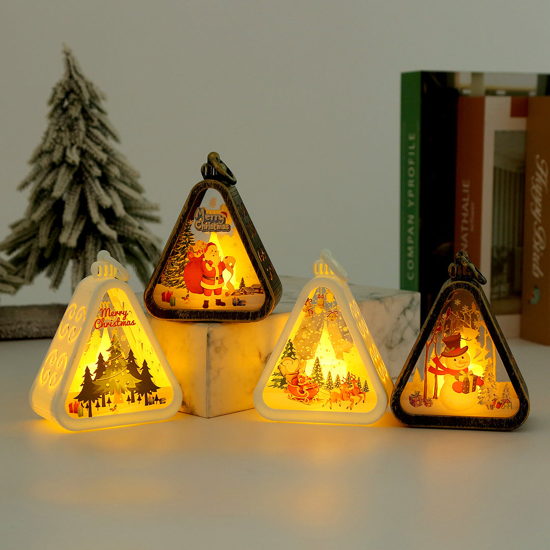 Cheerful decorative lantern