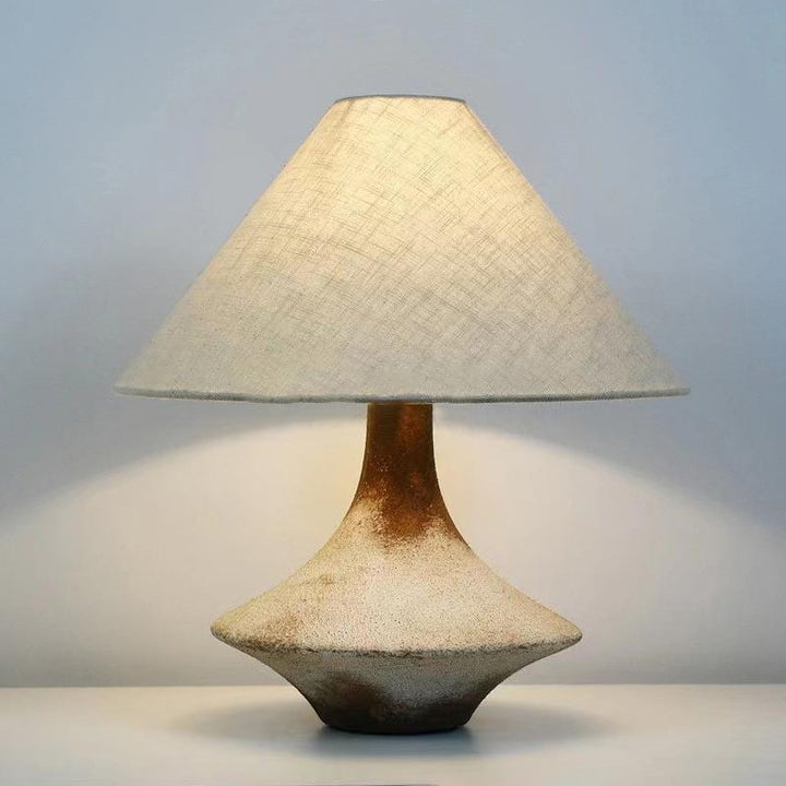 Artisan Table Lamp with Natural Aesthetic